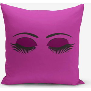 Růžový povlak na polštář Minimalist Cushion Covers Lash, 45 x 45 cm