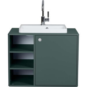 Tmavě zelená skříňka s umyvadlem bez baterie 80x62 cm Color Bath - Tom Tailor for Tenzo