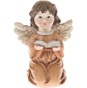 Soška anděla s knihou Dakls, výška 10,5 cm