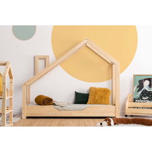 Domečková postel z borovicového dřeva Adeko Luna Bek, 100 x 190 cm