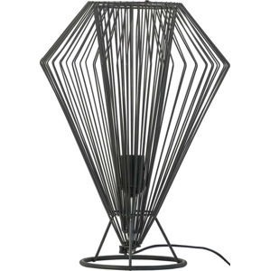 Černá stolní lampa Vox Cesto, ⌀ 31 cm