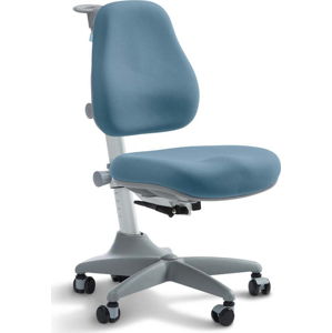 Modrá dětská otočná židle na kolečkách Flexa Verto, 7 - 12 let