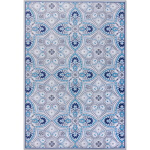 Modrý pratelný koberec 290x200 cm Ellen - Flair Rugs