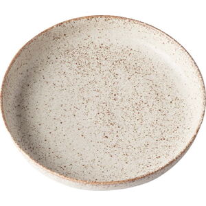 Bílý keramický dezertní talíř MIJ Fade, ø 20 cm