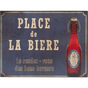 Plechová cedule Antic Line Place De La Biere