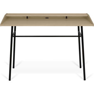 Pracovní stůl s deskou v dubovém dekoru 120x60 cm Ply - TemaHome