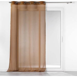 Hnědá voálová záclona 140x240 cm Casual – douceur d'intérieur