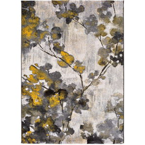Žluto-šedý koberec Universal Bukit Mustard, 160 x 230 cm