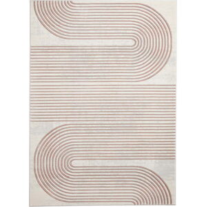 Růžovo-světle šedý koberec 80x150 cm Apollo – Think Rugs