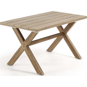 Stůl z eukalyptového dřeva La Forma Brilliant, 80 x 140 cm