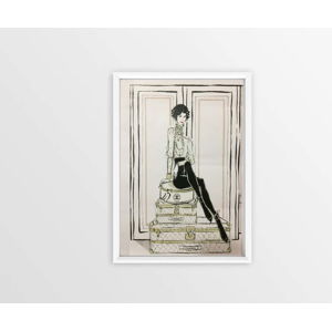 Plakát 20x30 cm Chanel Suitcases – Piacenza Art