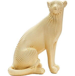 Soška ve zlatém dekoru Mauro Ferretti Leopard