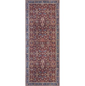 Vínově červený koberec Nouristan Vivana, 80 x 200 cm