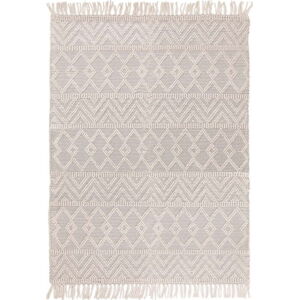 Světle šedý vlněný koberec 120x170 cm Asra – Asiatic Carpets