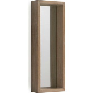 Nástěnné zrcadlo ze dřeva paulovnie Geese Pure, 62 x 22 cm