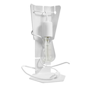 Bílá stolní lampa (výška 31 cm) Viking – Nice Lamps