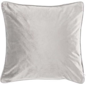 Světle šedý polštář Tiseco Home Studio Velvety, 45 x 45 cm