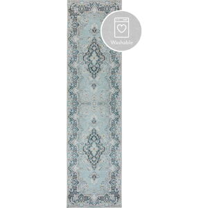 Tyrkysový pratelný koberec běhoun 60x230 cm FOLD Colby – Flair Rugs