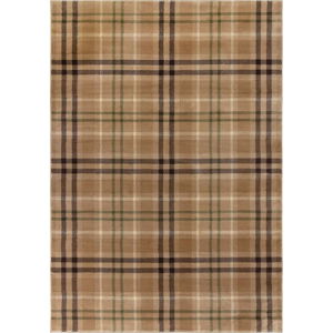 Hnědý koberec Flair Rugs Highland, 80 x 150 cm