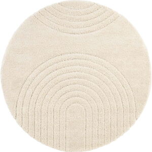 Krémově bílý koberec Mint Rugs Norwalk Fergus, ø 160 cm