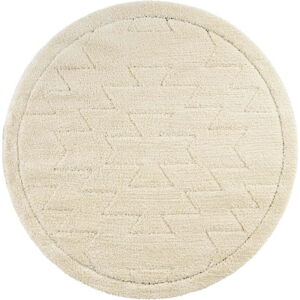 Krémově bílý koberec Mint Rugs Norwalk Cara, ø 160 cm