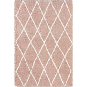 Růžový koberec Elle Decor Passion Abbeville, 80 x 150 cm