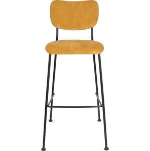Sada 2 žlutých barových židlí Zuiver Benson, výška 102,2 cm