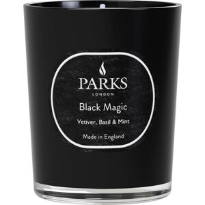 Svíčka s vůní vetiver, bazalky a máty Parks Candles London Black Magic, doba hoření 45 h