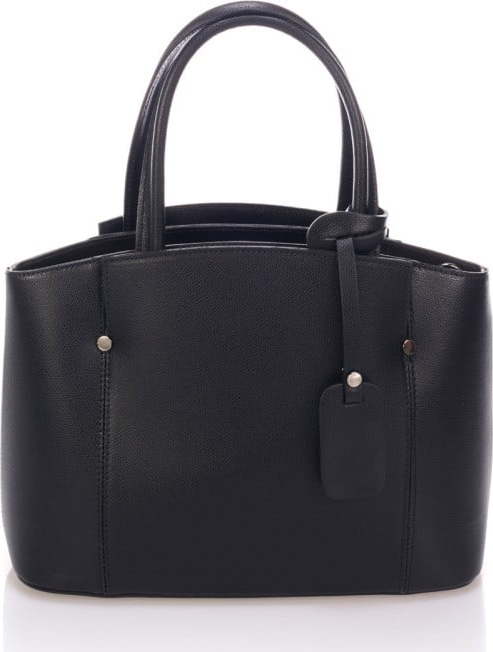 Černá kožená kabelka Lisa Minardi Halona