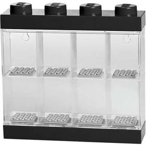 Černobílá sběratelská skříňka na 8 minifigurek LEGO®