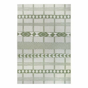 Zeleno-béžový venkovní koberec Ragami Madrid, 120 x 170 cm