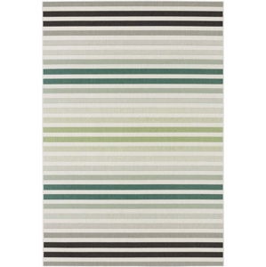 Zeleno-šedý venkovní koberec Bougari Paros, 80 x 150 cm