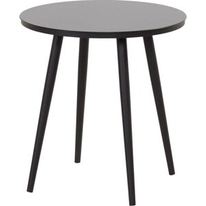 Kulatý zahradní barový stolek s černou deskou ø 66 cm Sophie – Hartman