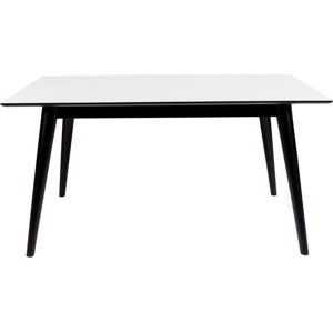 Rozkládací jídelní stůl s černými nohami House Nordic Copenhagen, 150 x 95 cm