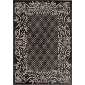 Tmavě šedý koberec 133x190 cm Soft – FD