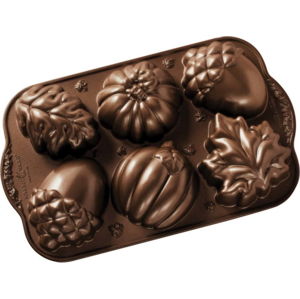 Forma na 6 mini bábovek Nordic Ware Autumn Sweets, 0,7 l