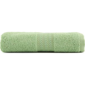 Zelený ručník z čisté bavlny Sunny, 70 x 140 cm