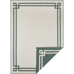 Zeleno-krémový venkovní koberec Bougari Manito, 80 x 150 cm