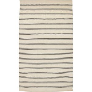 Béžový bavlněný koberec Bloomingville Stripe, 140 x 240 cm