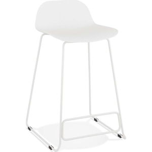 Bílá barová židle Kokoon Slade Mini, výška sedu 66 cm