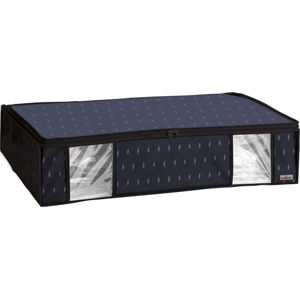 Černý vakuový úložný box na oblečení Compactor Kasuri, 145 l
