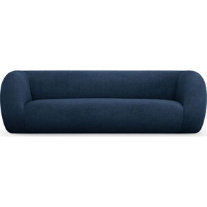Modrá pohovka z textilie bouclé 230 cm Essen – Cosmopolitan Design