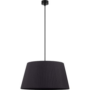 Černé stropní svítidlo s černým kabelem Sotto Luce Kami, ⌀ 45 cm