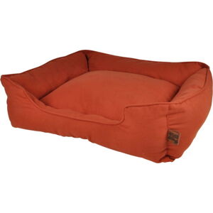 Oranžový pelíšek pro psa 50x55 cm – Love Story