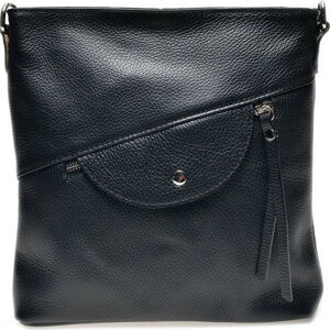 Černá kožená kabelka Renata Corsi