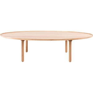 Konferenční stolek z dubového dřeva v přírodní barvě 80x150 cm Mu – Gazzda