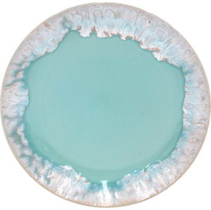 Tyrkysový dezertní talíř z kameniny Casafina Taormina, ⌀ 22 cm