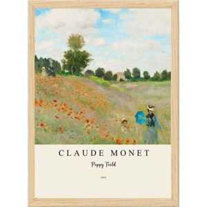 Plakát v rámu 35x45 cm Claude Monet – Wallity
