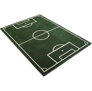 Dětský zelený koberec Hanse Home Football Field, 190 x 280 cm