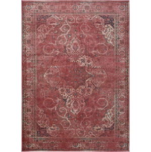 Červený koberec z viskózy Universal Lara Rust, 160 x 230 cm